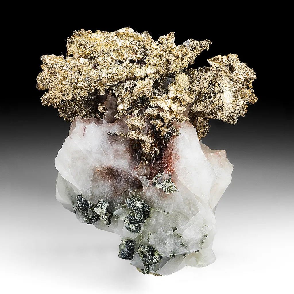 Silver with Calcite image