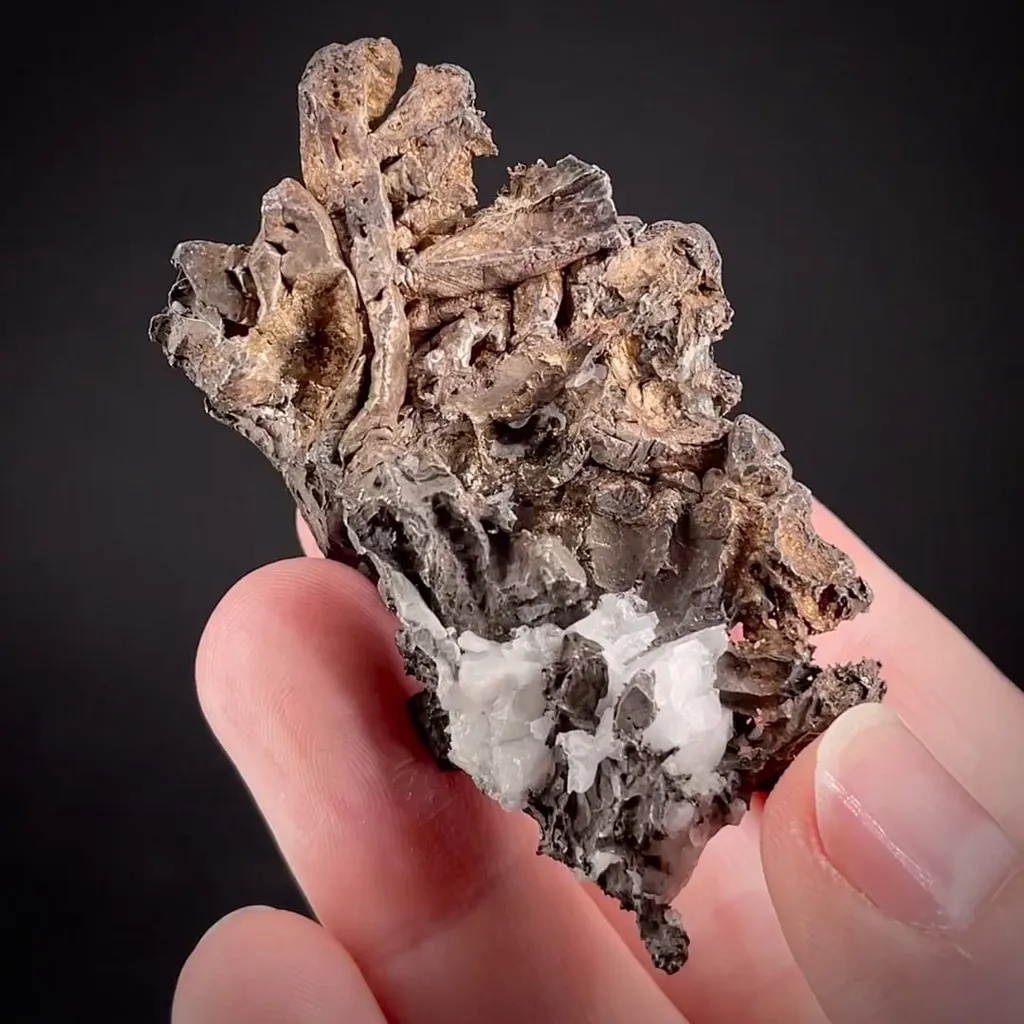 Silver with Calcite - image 2