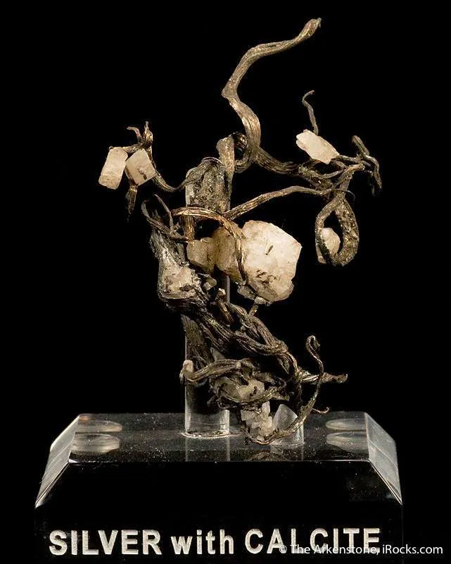 Silver With Calcite - image 2