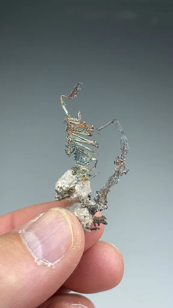Silver with Calcite - image 2