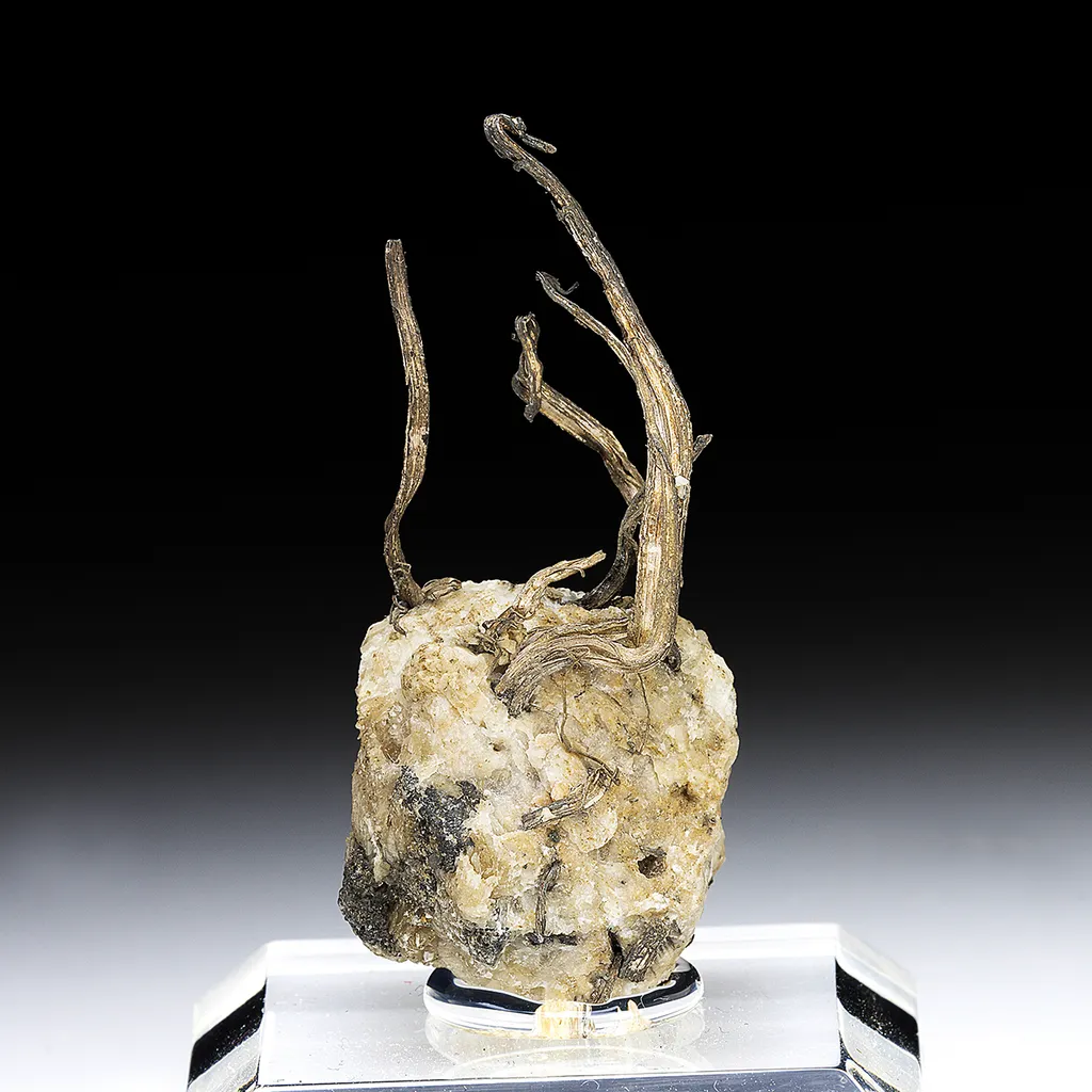 Silver with Calcite image