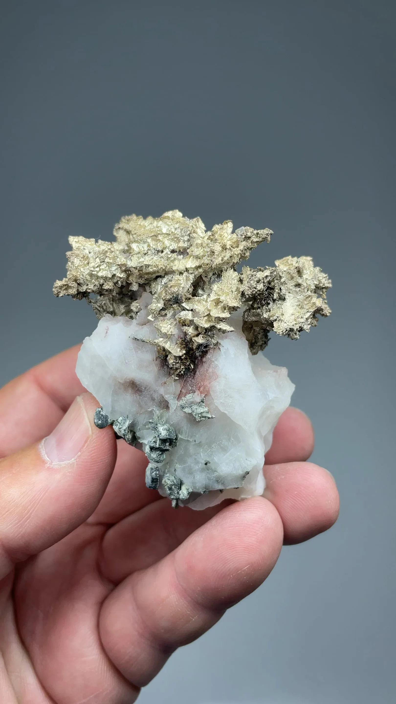 Silver with Calcite - image 2