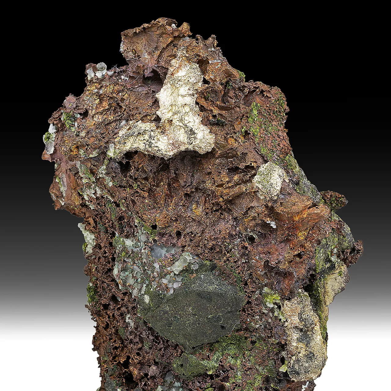 Silver with Copper, Quartz, Epidote - image 1
