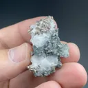 Silver with Lollingite, Calcite - image 2