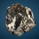 Silver with Pearceite and Acanthite on Barite - image 5