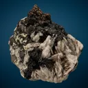 Silver with Pearceite and Acanthite on Barite - image 1