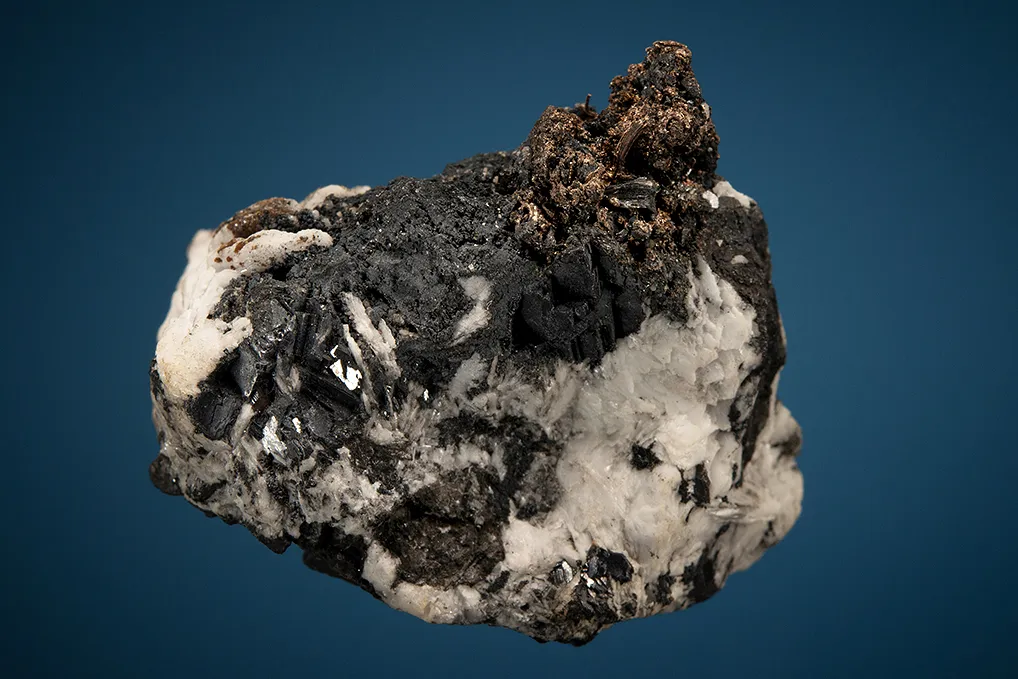 Silver with Pearceite and Acanthite on Barite - image 4