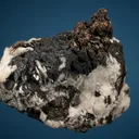 Silver with Pearceite and Acanthite on Barite - image 4