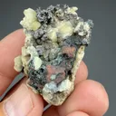 Silver with Prehnite, Copper - image 2