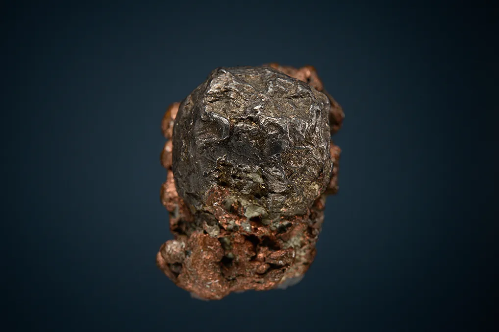 Silver with Prehnite on Copper - image 2