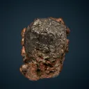 Silver with Prehnite on Copper - image 2