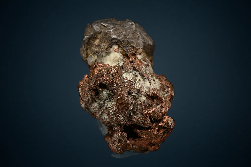 Silver with Prehnite on Copper - image 4