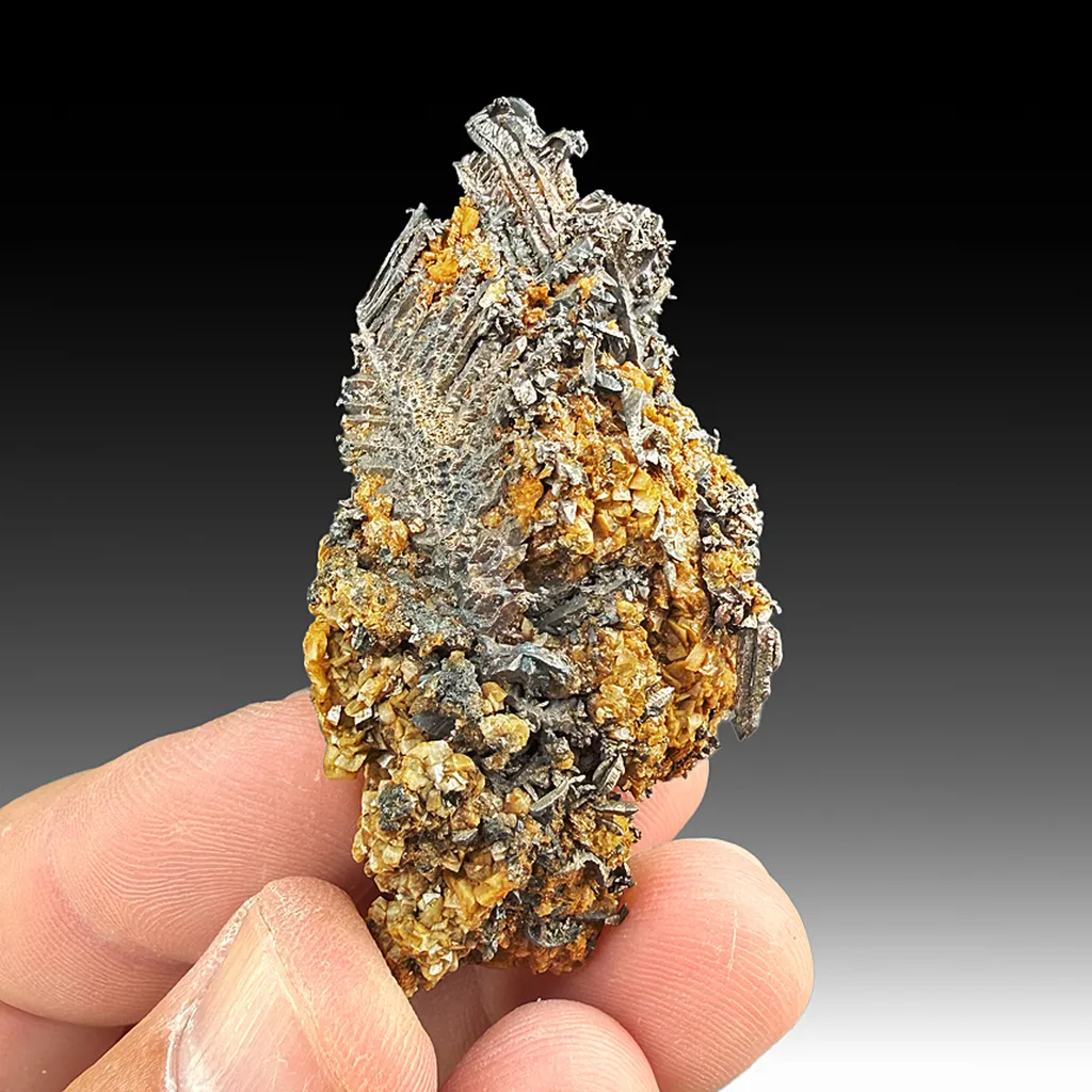 Silver with Siderite image