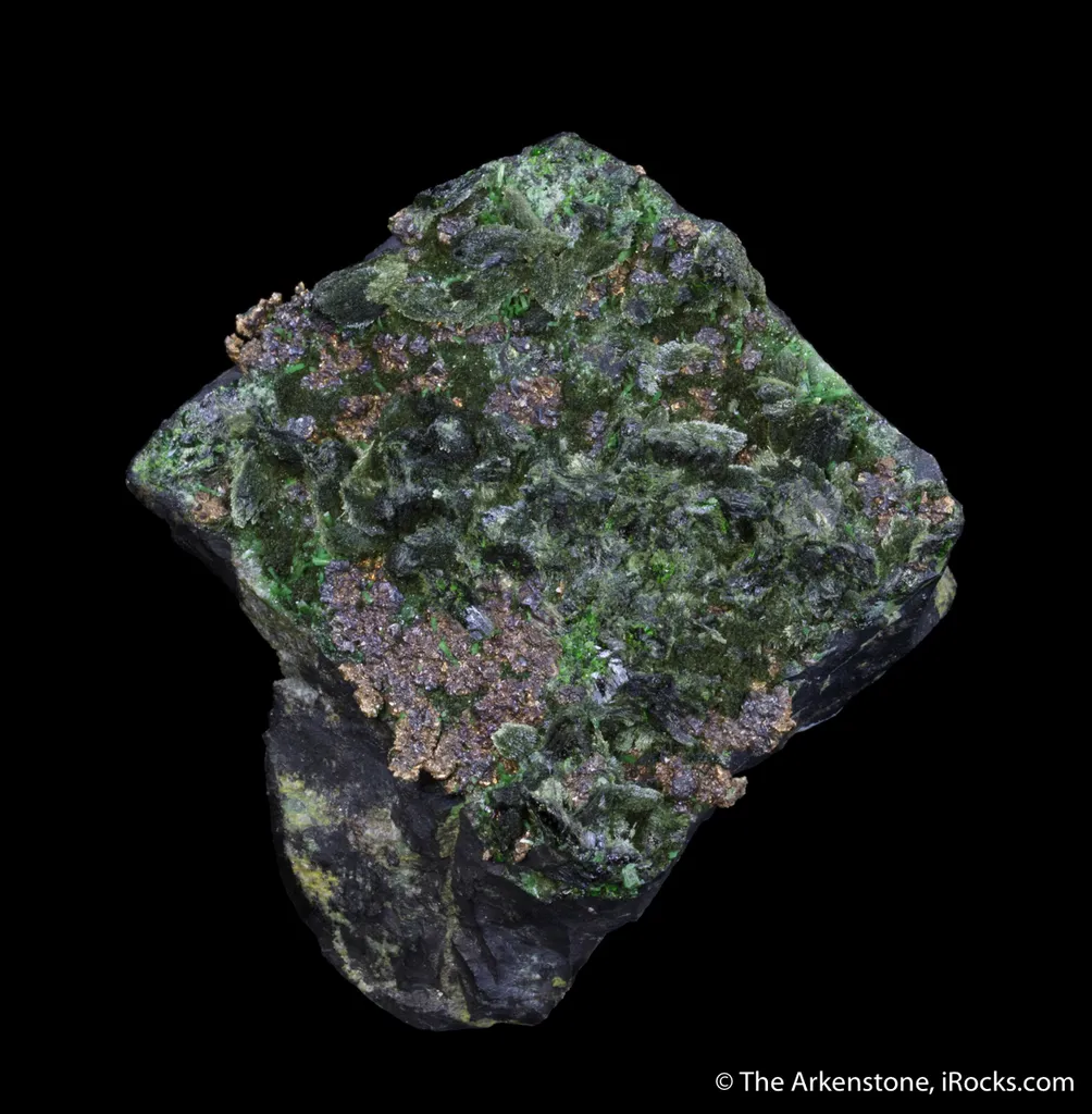 Silver, Zincolivenite, Olivenite - image 2