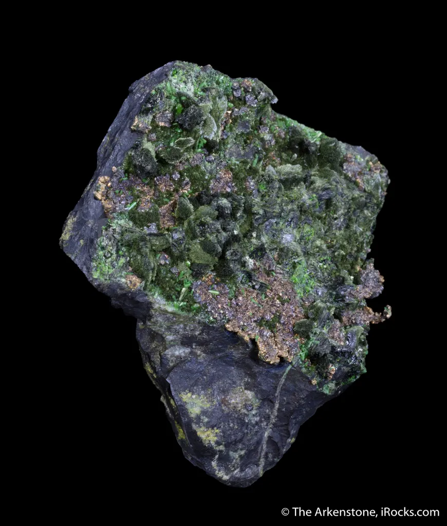 Silver, Zincolivenite, Olivenite - image 5