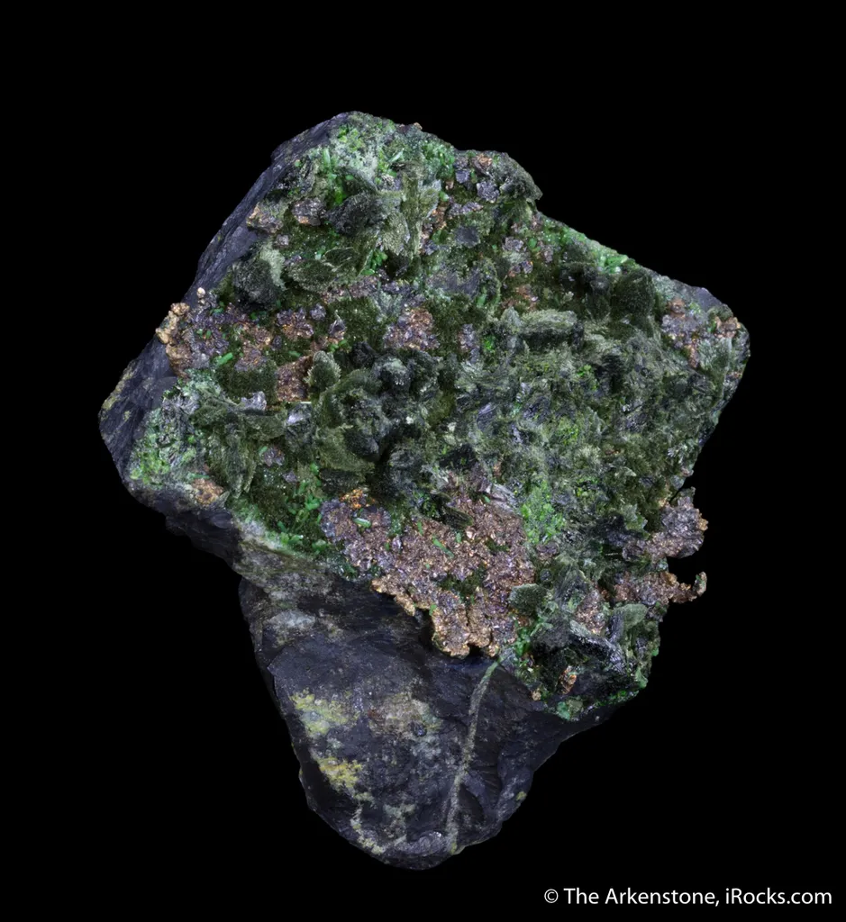 Silver, Zincolivenite, Olivenite - image 4