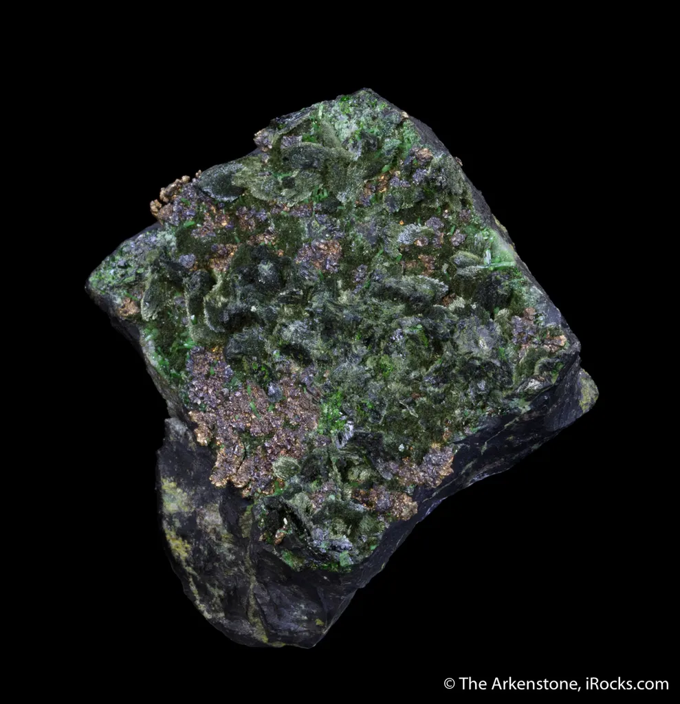 Silver, Zincolivenite, Olivenite - image 3