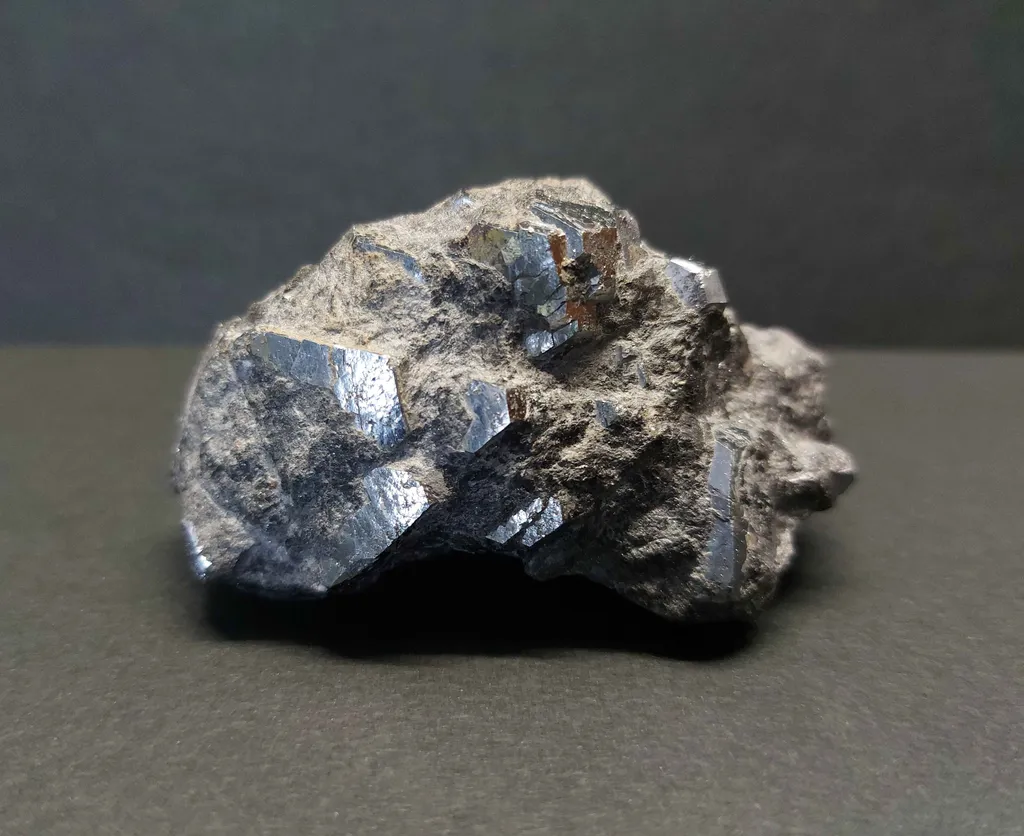 Skutterudite from Morocco, Drâa-Tafilalet Region, Bou Azzer Mine image