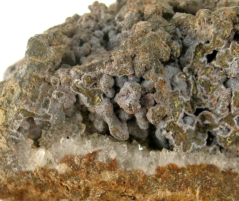 Skutterudite on Native Bismuth - image 5