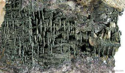 Skutterudite ps. Silver with Fluorite and Baryte - image 5