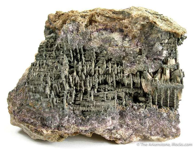 Skutterudite ps. Silver with Fluorite and Baryte - image 3