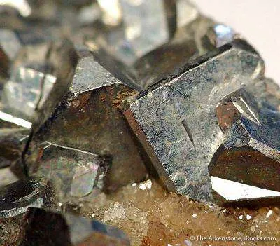 Skutterudite Var. Chloanthite on Quartz - image 3
