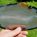 Slice - Agate 25 cm - 346 grams - Rio Grande do Sul, Brazil - image 4
