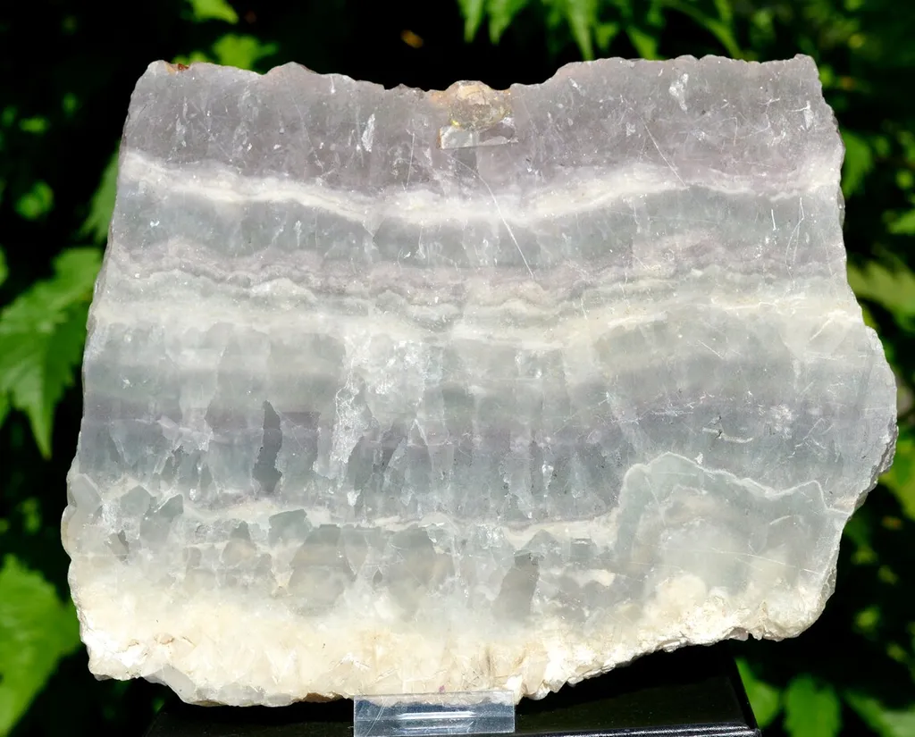 Slice - Fluorite - 1 polished side - 1260 grams - France - image 5