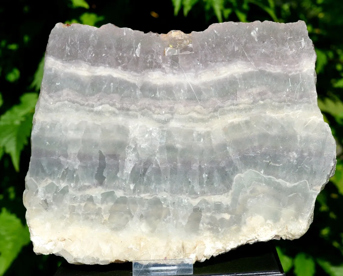 Slice - Fluorite - 1 polished side - 1260 grams - France - image 5