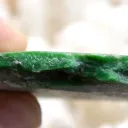 Slice - Jade Omphacite var. chrome omphacite 116 grams - Pellice Valley, Piedmont, Italy - image 3