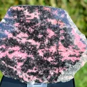 Slice - Rhodonite - 1 side polished - 1300 grams - Brazil - image 1