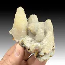 Smithsonite after Calcite with Barite (1403) - image 1