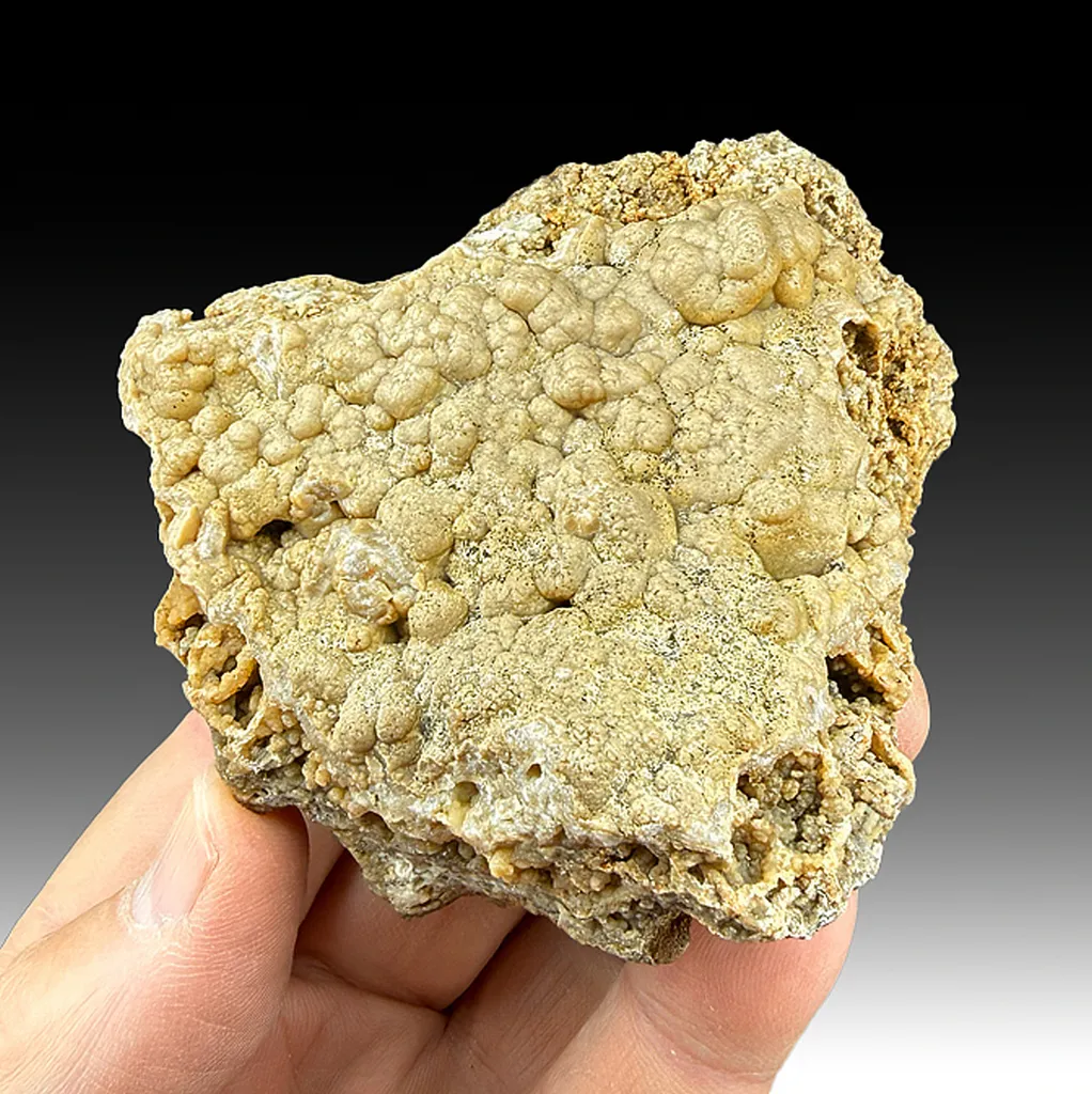 Smithsonite after Calcite with Cinnabar image