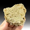 Smithsonite after Calcite with Cinnabar - image 1