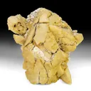Smithsonite after Calcite with Hemimorphite - image 1