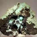 Smithsonite, Calcite, Chrysocolla - image 2