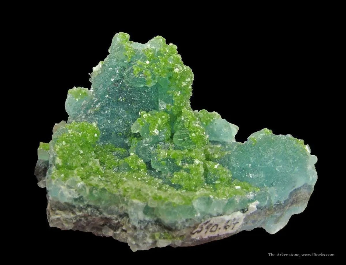 Smithsonite (Fluorescent) on Willemite (Fluorescent) - image 5