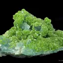 Smithsonite (Fluorescent) on Willemite (Fluorescent) - image 1