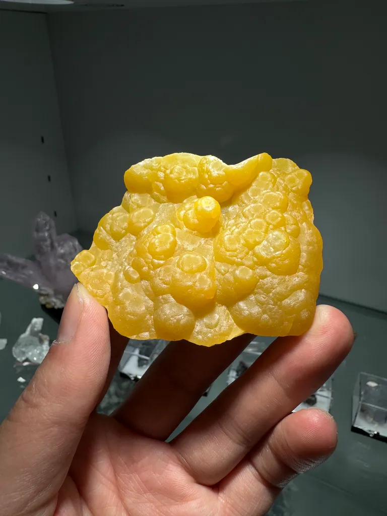 Smithsonite from China, Yunnan, Wenshan, Wenshan City