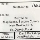 Smithsonite from USA, New Mexico, Kelly Mine - image 2