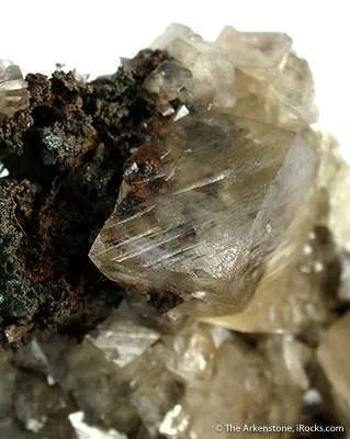 Smithsonite Included By Copper (Rare Association) - image 3