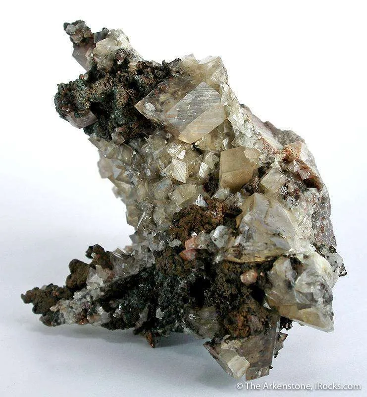 Smithsonite Included By Copper (Rare Association) image
