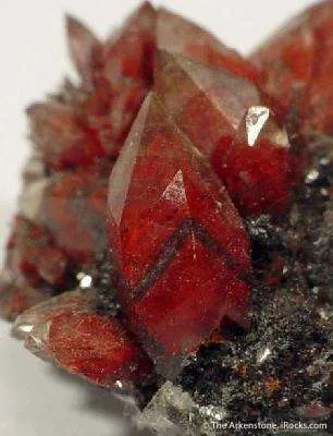 Smithsonite Included By Hematite - image 2