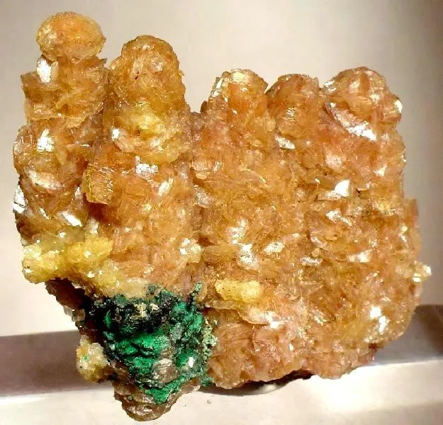 Smithsonite, Malachite image
