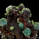 Smithsonite, Malachite ps. Azurite, Aurichalcite, Calcite - image 2