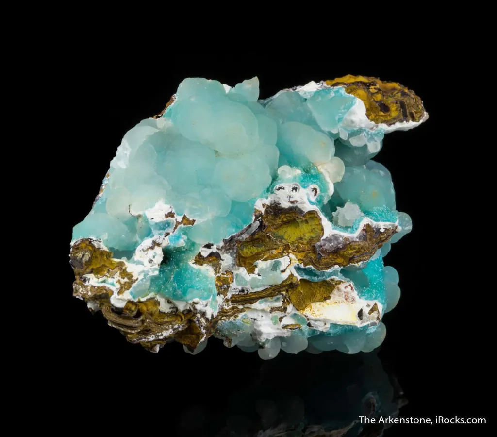 Smithsonite on Adamite (Cuprian and REE-enriched) - image 5