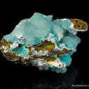 Smithsonite on Adamite (Cuprian and REE-enriched) - image 4