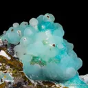 Smithsonite on Adamite (Cuprian and REE-enriched) - image 1