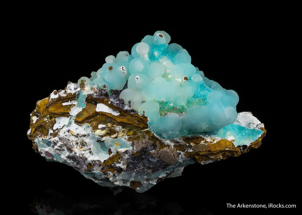 Smithsonite on Adamite (Cuprian and REE-enriched) - image 6