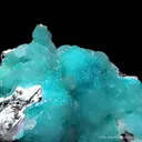 Smithsonite on Adamite var. Cuprian-REE - image 3